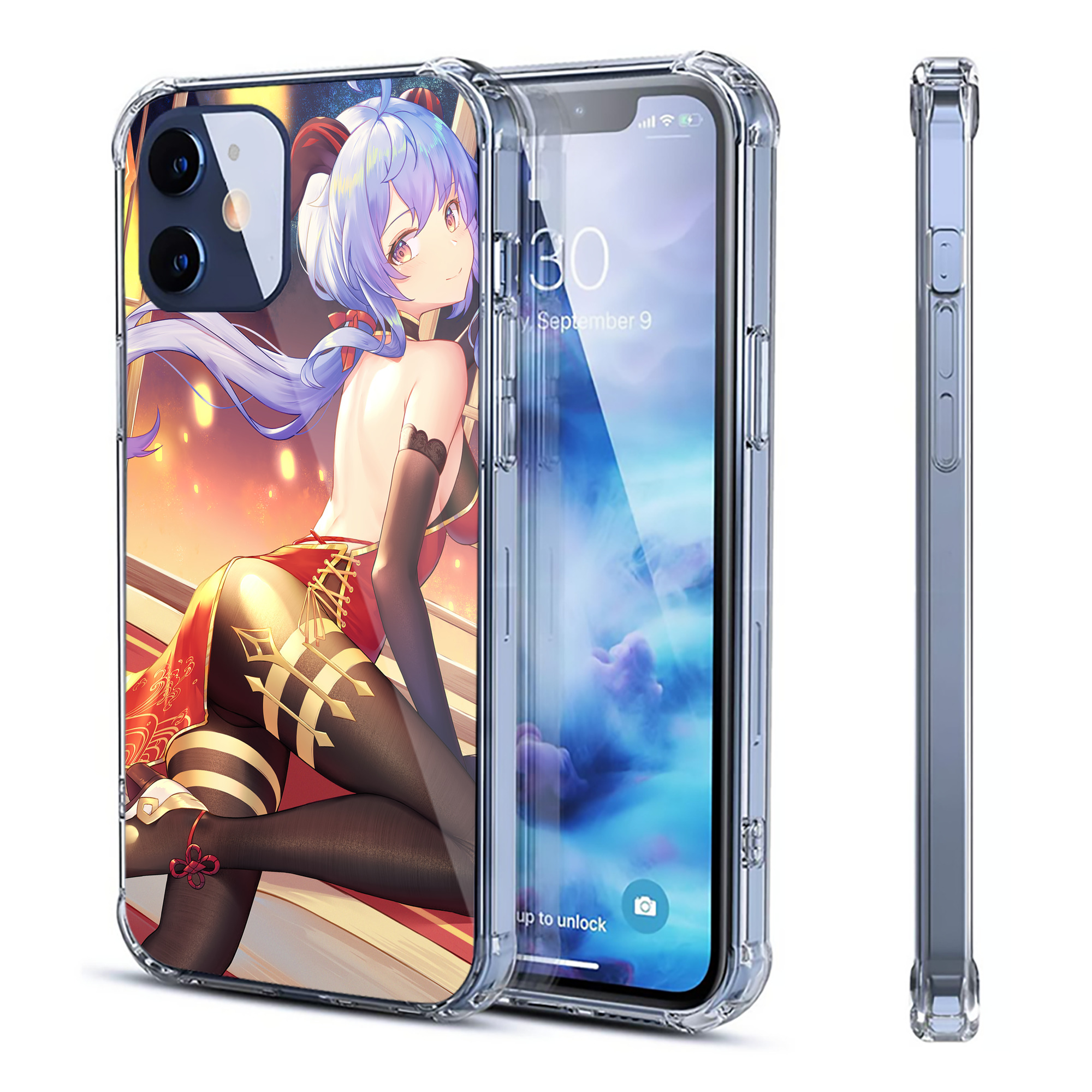 げんし神 genshin 【iPhone 12シリーズ対応】透明スマホケース（クリアソフトケース）